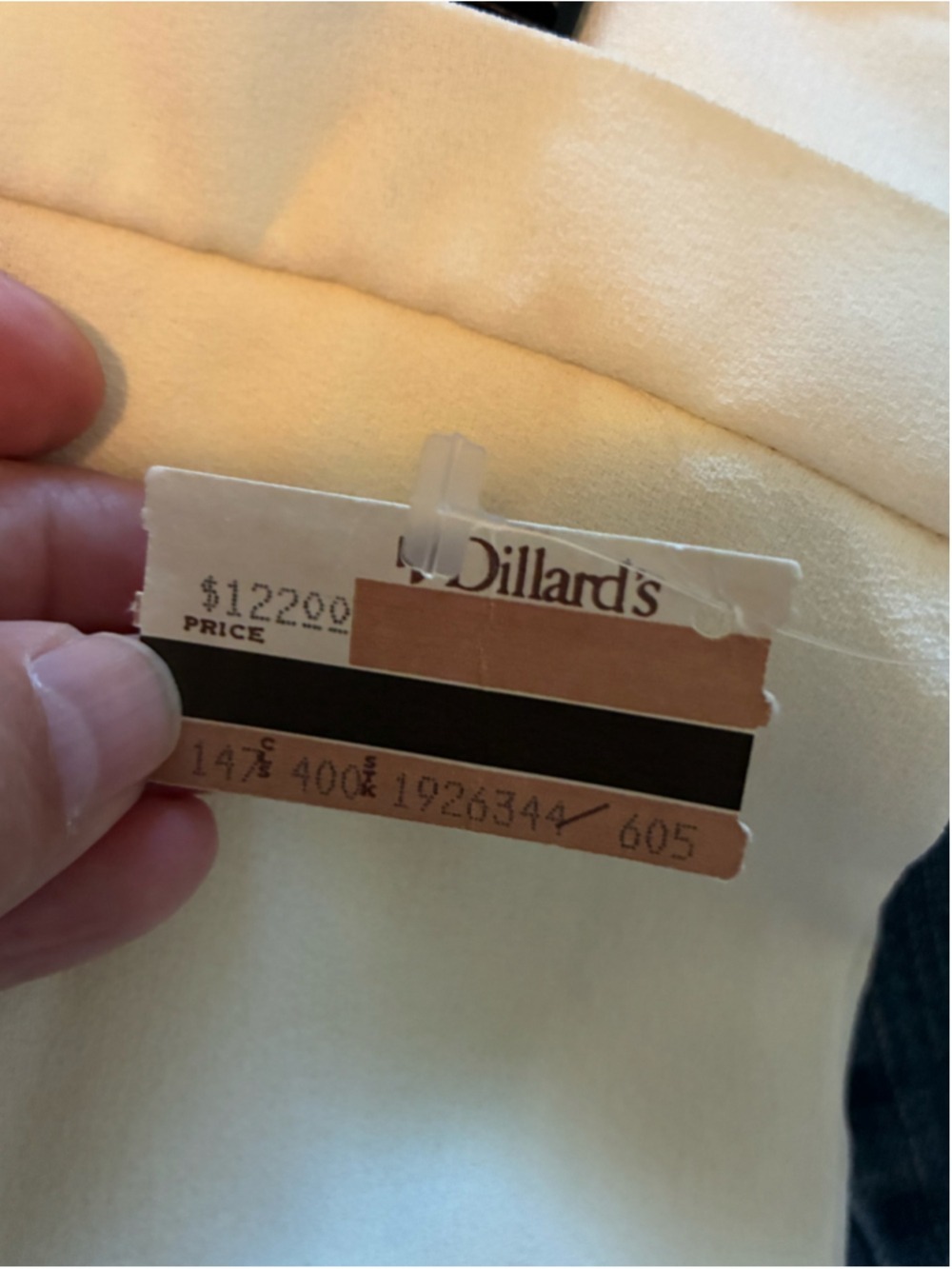 Women's Perry Ellis Pleated Skirt, Size 14, Beige - Picture 3 of 7